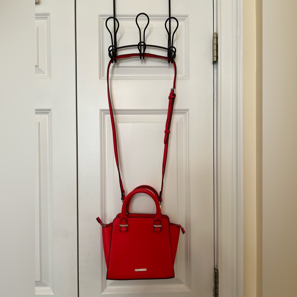 Rebecca Minkoff shoulder bag. Red color; lightly used. Comes with duster bag.